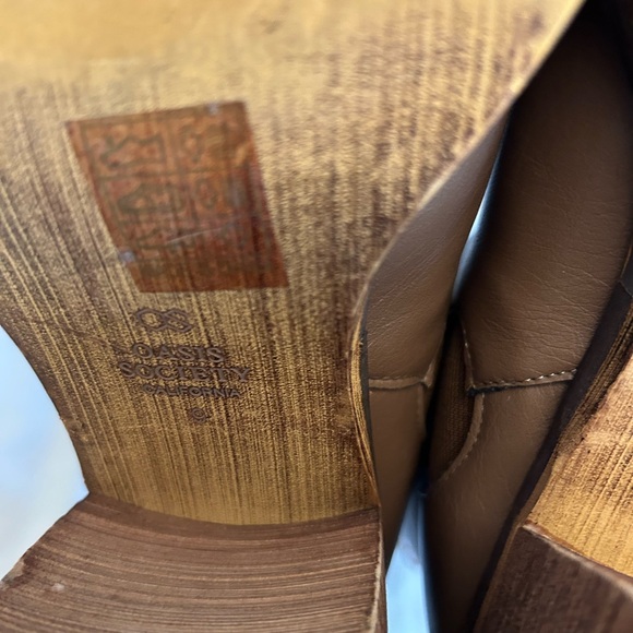 Oasis Society California Brown Tall Ankle Boot Size 9 - Picture 15 of 16